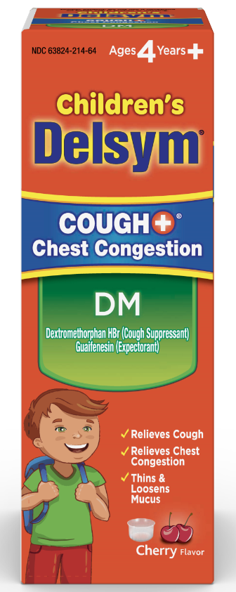 DELSYM Childrens Cough Chest Congestion DM  Cherry